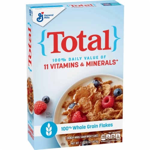 General Mills Total Whole Grain Cereal Perspective: front