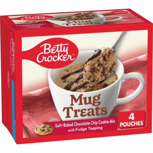 Betty Soft Baked Chocolate Chip Cookie Mug Treat Mix Pouches, ct 13.9 oz - Baker's