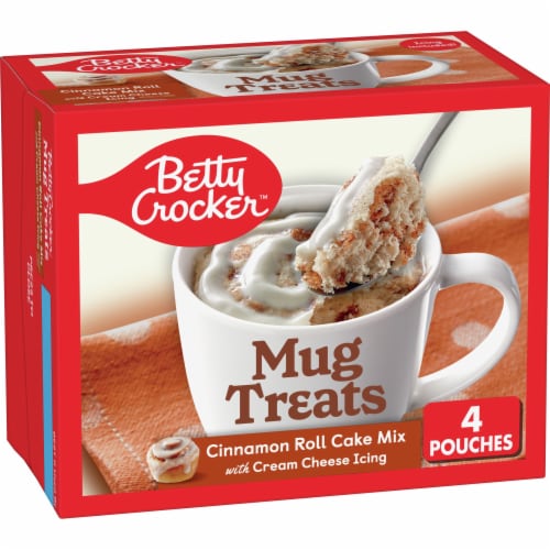 Betty Crocker Mug Treats Cinnamon Roll Cake Mix with Cream Cheese