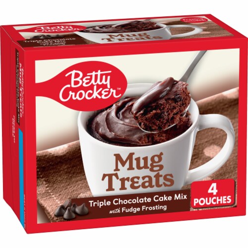 Betty Crocker Mug Treats Triple Chocolate Cake Perspective: front