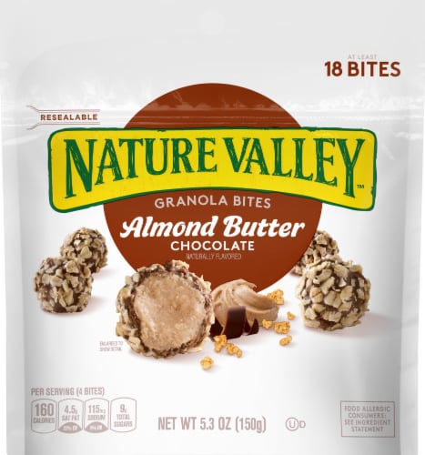 Nature Valley Almond Butter Chocolate Granola Bites Perspective: front