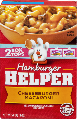 Hamburger Helper Cheeseburger Macaroni Perspective: front