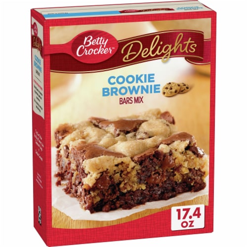 Betty Crocker™ Delights Cookie Brownie Bar Mix Perspective: front