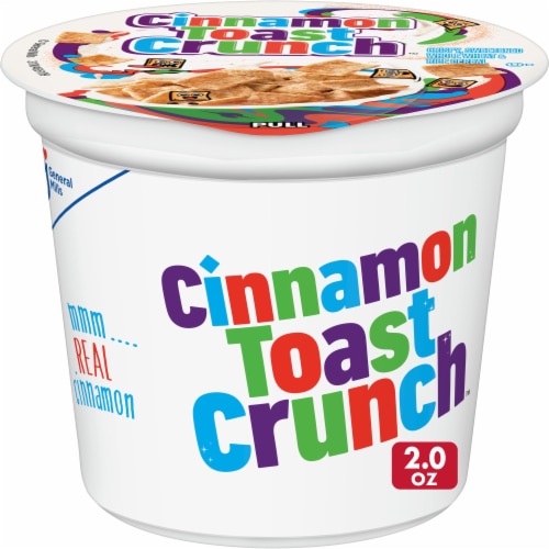 General Mills Cinnamon Toast Crunch Cereal Cup Perspective: front