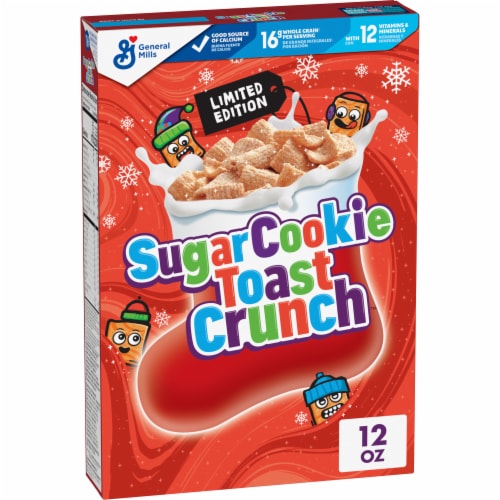General Mills Sugar Cookie Toast Crunch Cereal Perspective: front