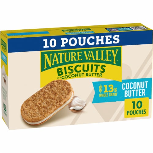 Nature Valley Coconut Butter Biscuits Perspective: front