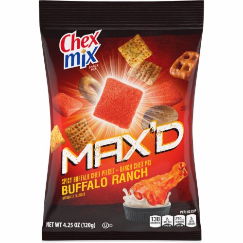 Chex Mix MAX'D Buffalo Ranch Snack Mix Perspective: front