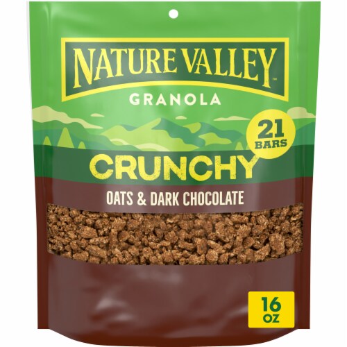 Nature Valley® Oats and Dark Chocolate Crunchy Granola Perspective: front
