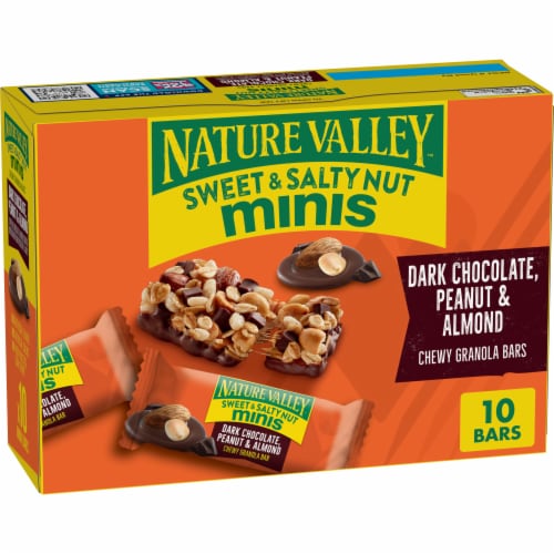 Kroger® Peanut Butter & Dark Chocolate Flavored Protein Chewy Bars, 5 ct /  1.42 oz - Kroger