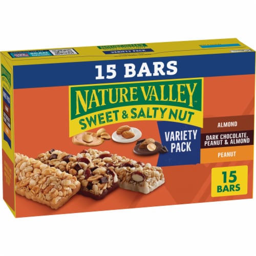 Nature Valley Variety Pack Sweet and Salty Nut Granola Bars, 15 ct / 18 ...