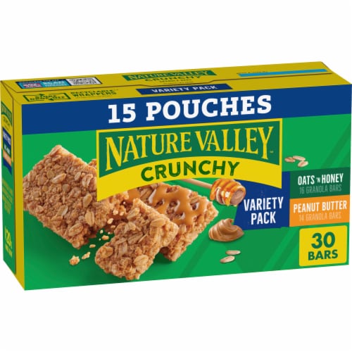 Nature Valley Crunchy Granola Bars Variety Pack Perspective: front