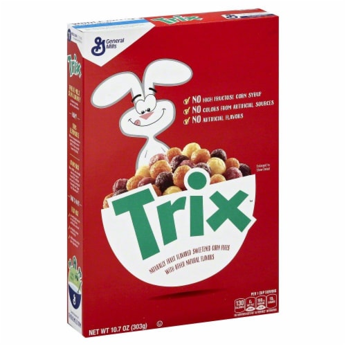 Trix Fruitalicious Swirls Cereal Perspective: front