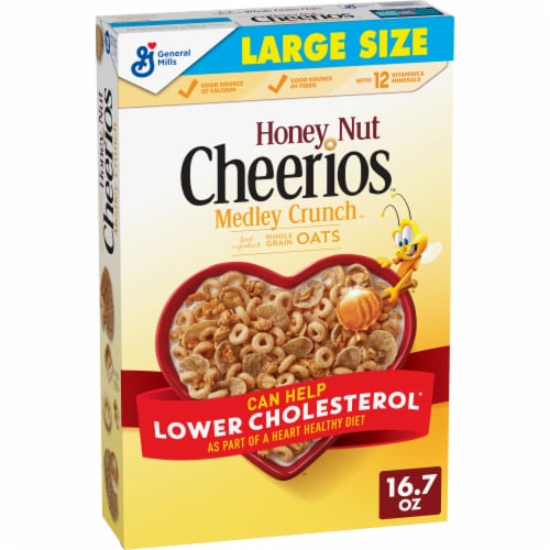 Cheerios Honey Nut Medley Crunch Cereal 16 7 Oz Food 4 Less