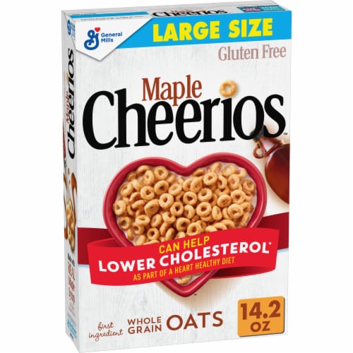 Maple Cheerios Gluten Free Large Size Cereal, 14.2 oz Foods Co.