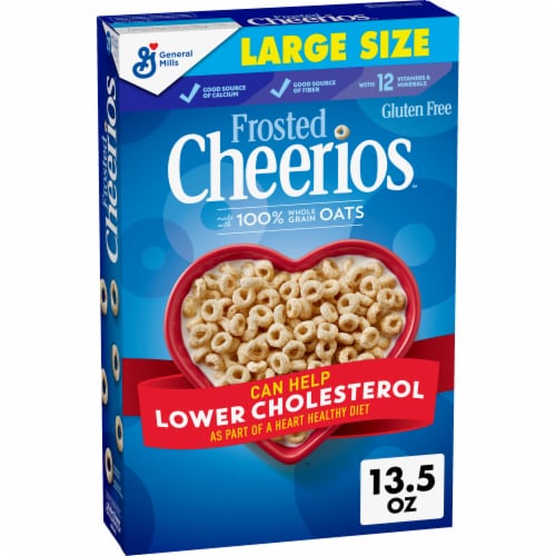 Frosted Cheerios Whole Grain Oat Gluten Free Cereal