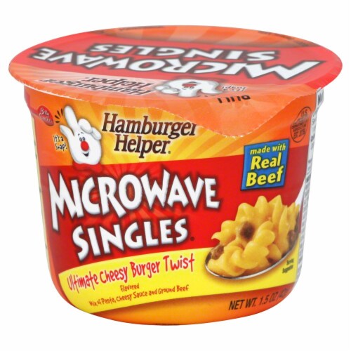 Hamburger Helper Microwave Singles Ultimate Cheesy Burger Twist, 1.5 oz