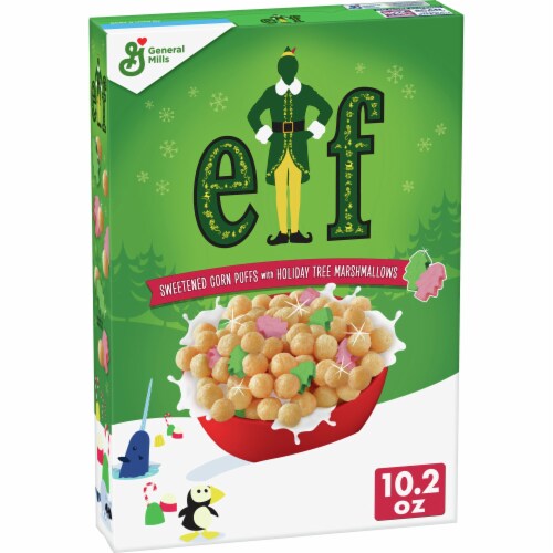General Mills Buddy the Elf Cereal Perspective: front