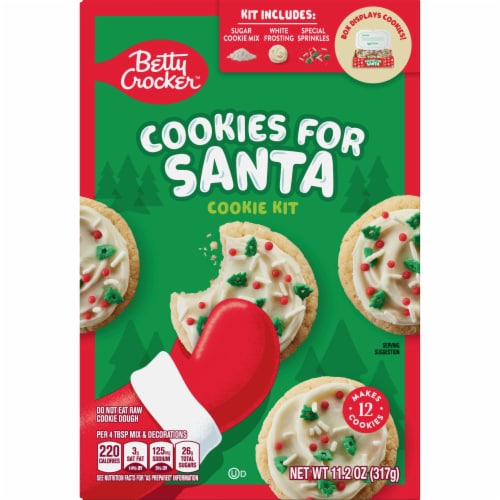 Betty Crocker Cookies for Santa Cookie Decorating Kit Perspective: front