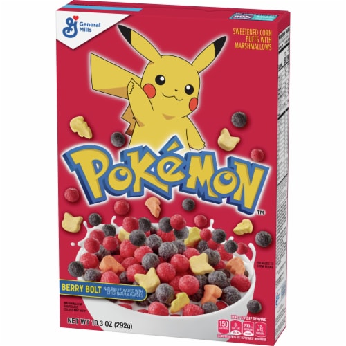 General Mills Pokemon™ Berry Bolt Cereal Perspective: front