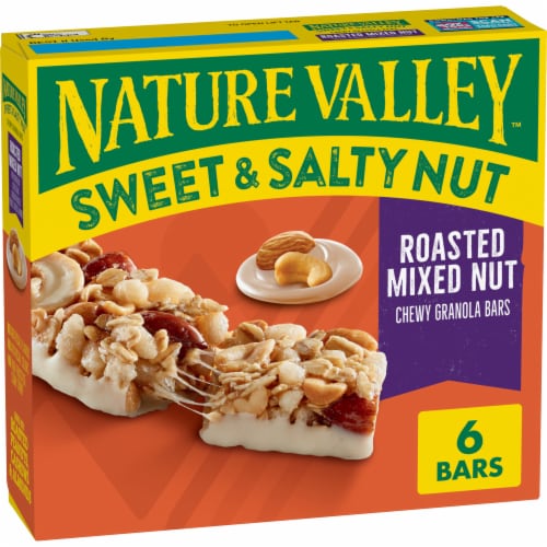 Nature Valley Granola Bars, Sweet and Salty Nut, Cashew, 1.2 oz, 12 ct