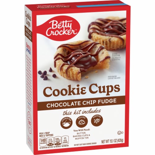 Betty Crocker™ Chocolate Chip Fudge Cookie Cups Baking Mix Perspective: front
