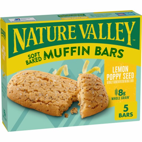 Nature Valley™ Soft-Baked Lemon Poppy Seed Muffin Bars Perspective: front