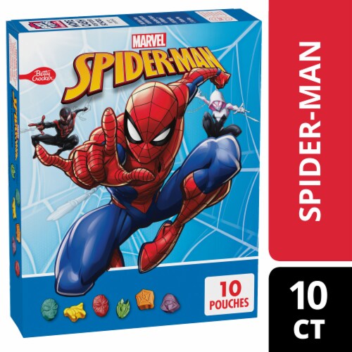 Marvel Spider-Man Gluten Free Fruit Flavored Snacks Perspective: front