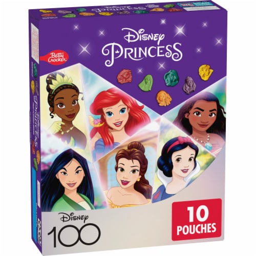 Disney Princess Fruit Flavored Snacks Treat Pouches Perspective: front