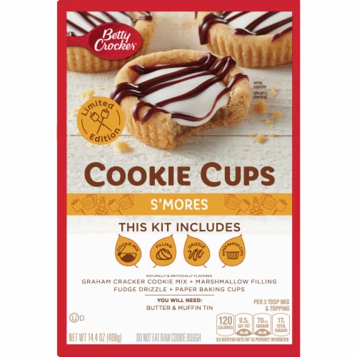 Betty Crocker S'Mores Cookie Cups Baking Mix Perspective: front