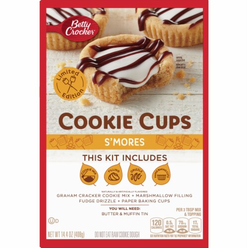 Betty Crocker S'Mores Cookie Cups Baking Mix Perspective: front