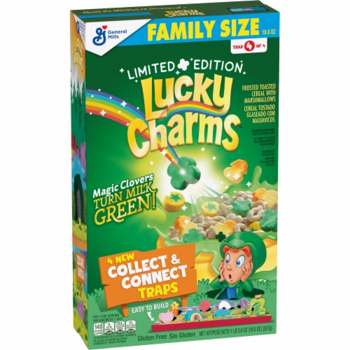 General Mills Lucky Charms Large Size Cereal, 16 oz - Foods Co.