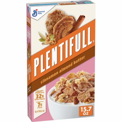 General Mills Plentifull™ Cinnamon Almond Butter Cereal Perspective: front