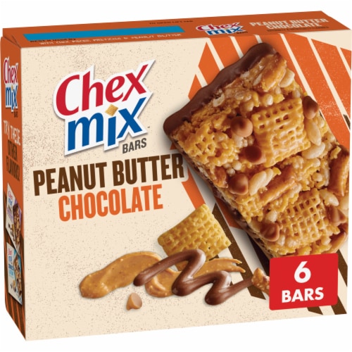 Chex Mix Peanut Butter Chocolate Bars Perspective: front