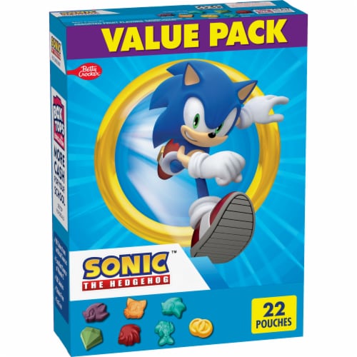 Betty Crocker Sonic the Hedgehog Fruit Snacks Perspective: front