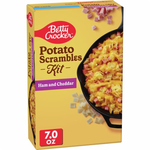 Betty Crocker™ Ham and Cheddar Potato Scrambles Kit Perspective: front
