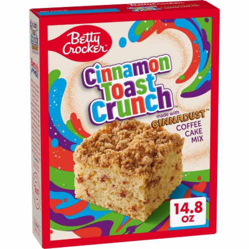 Betty Crocker Cinnamon Toast Crunch Coffee Cake Mix Perspective: front