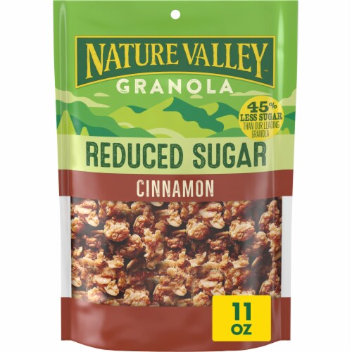 Nature Valley® Reduced Sugar Cinnamon Granola Perspective: front