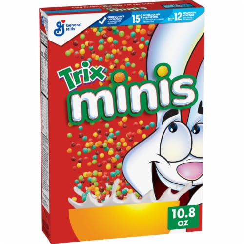 General Mills Trix Minis Cereal Perspective: front