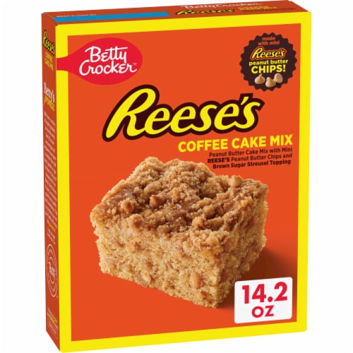 Betty Crocker™ REESE'S Peanut Butter Coffee Cake Mix Perspective: front