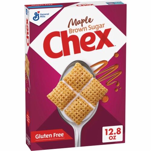General Mills Maple Brown Sugar Chex Cereal Perspective: front
