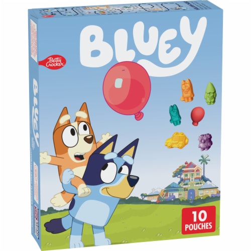 Bluey Gluten Free Fruit Flavored Snacks Perspective: front