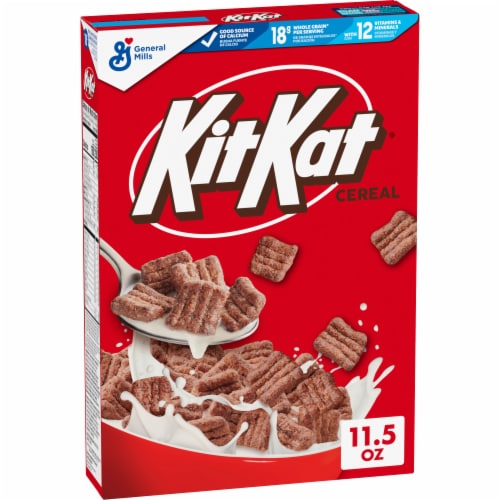 General Mills KitKat Chocolatey Cereal Perspective: front