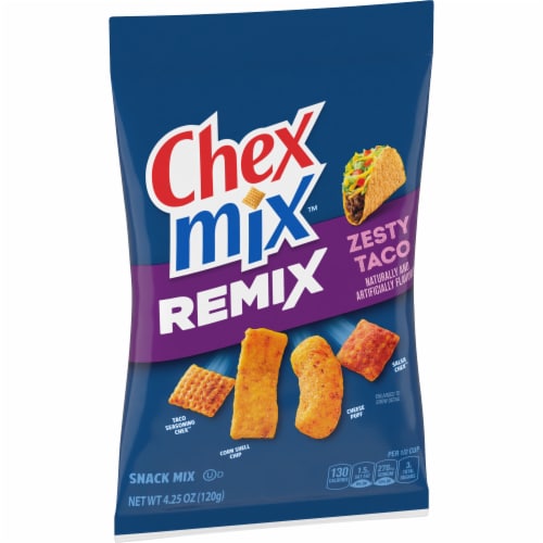 Chex Mix Remix Zesty Taco Snack Mix Perspective: front