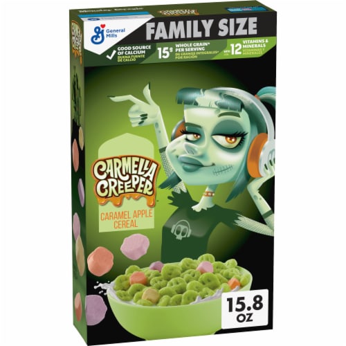 Carmella Creeper with Monster Marshmallows Halloween Kids Cereal, 15.8