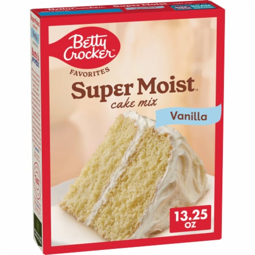 Betty Crocker Favorites Super Moist Vanilla Flavored Cake Mix Perspective: front