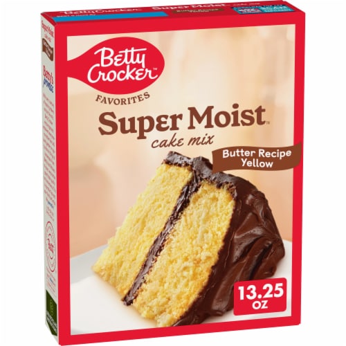 Betty Crocker Favorites Super Moist Butter Recipe Yellow Cake Mix Perspective: front