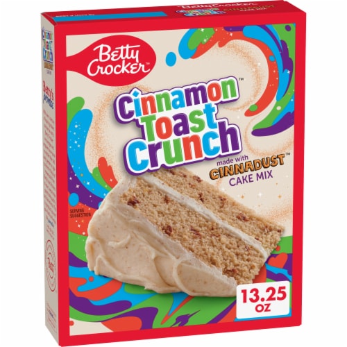 Betty Crocker Cinnamon Toast Crunch Cake Mix Perspective: front