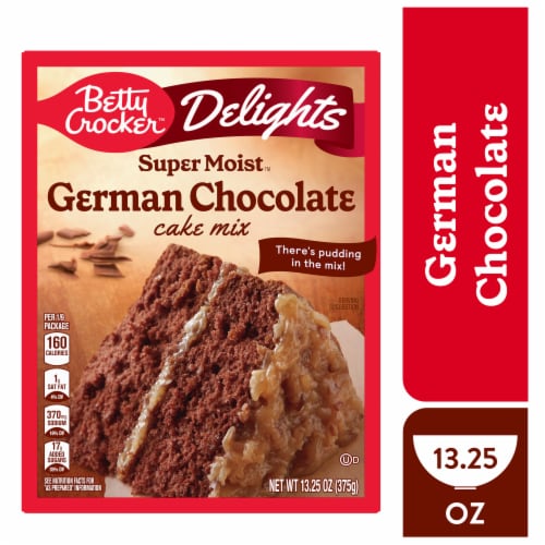 Betty Crocker™ Delights Super Moist™ German Chocolate Cake Mix Perspective: front