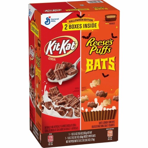 Reese's Bats and KitKat Breakfast Cereal (39.2 Ounce) Perspective: front