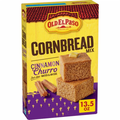 Old El Paso Cinnamon Churro Cornbread Baking Mix Perspective: front